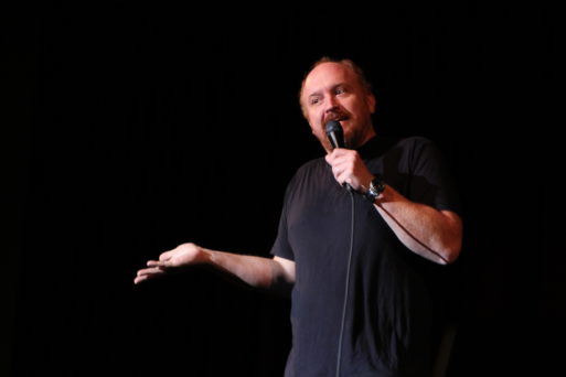 Louis CK performing stand up