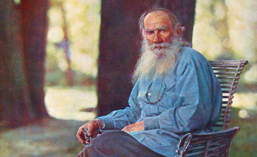 portrait of Tolstoy