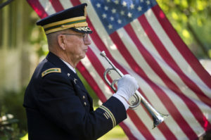 The playing of Taps is a military honor