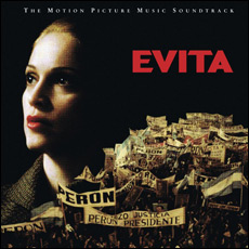 Madonna sings the role of Evita