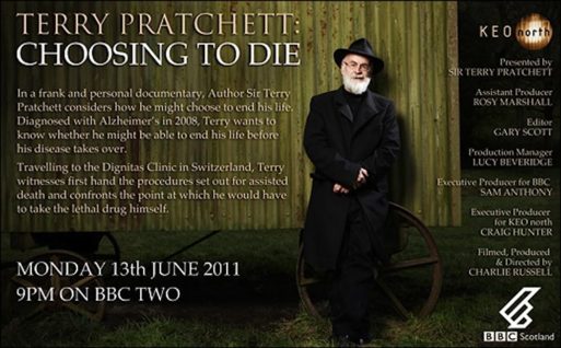 Terry pratchett choosing to die promo poster
