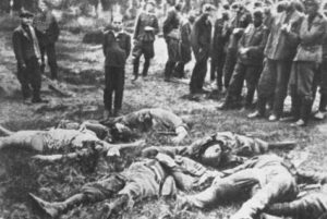Death in a concentration camp