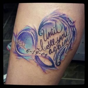 in loving memory tattoos on arm