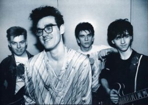 Photo of The Smiths band who sing Cemetry Gates