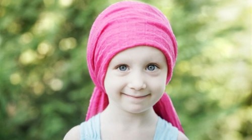 Child fighting cancer