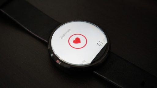 Heart rate displayed on a watch symbolizing heart health