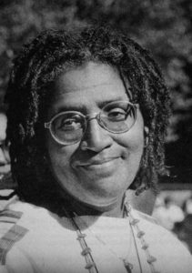 Portrait of the poet Audre Lorde