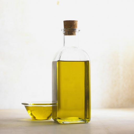 Bottle of extra-virgin olive oil