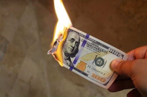Burning money to be Selling eternal life