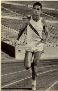 John Baker tries to break the four-minute mile