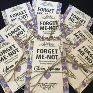 Forget-Me-Not seed packets