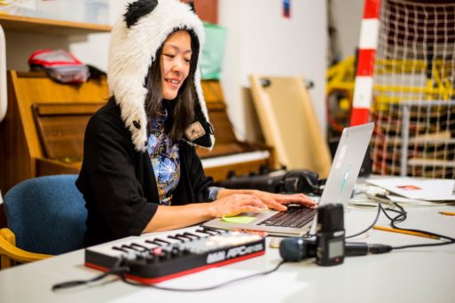 Yoko Sen at work on human-centered sound design