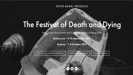 Announcement for Festival of Death and Dying