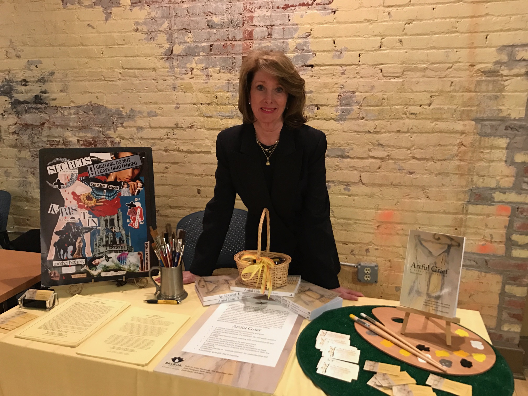 Art therapist Sharon Strouse