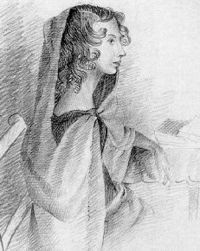 Anne Bronte, younger sister of Charlotte Bronte