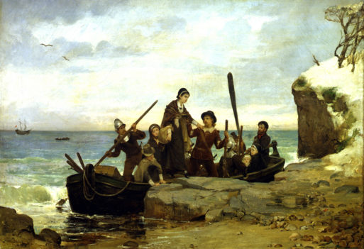 Painting of the Landing of the Pilgrims