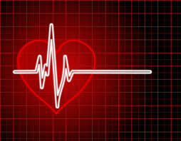 EKG tracing of normal heart not "Merry Christmas Coronary"