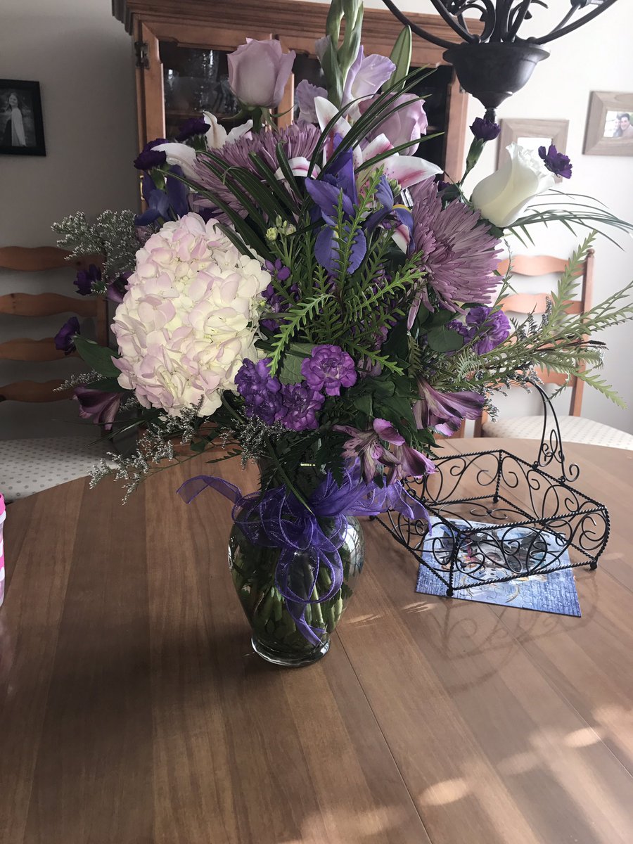 Bailey's flowers, her final birthday gift from dad