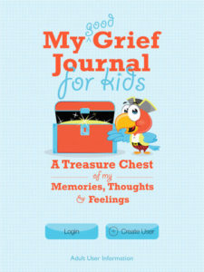 Front page of My Good Grief Journal for Kids