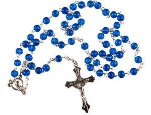 Rosary beads may help loved ones who have recently buried cremated remains grieve