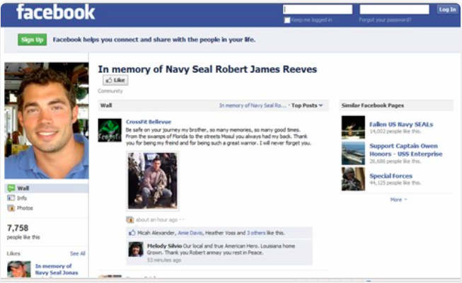 A legacy contact is the only person who can manage a deceased person's Facebook profile after it has been memorialzed