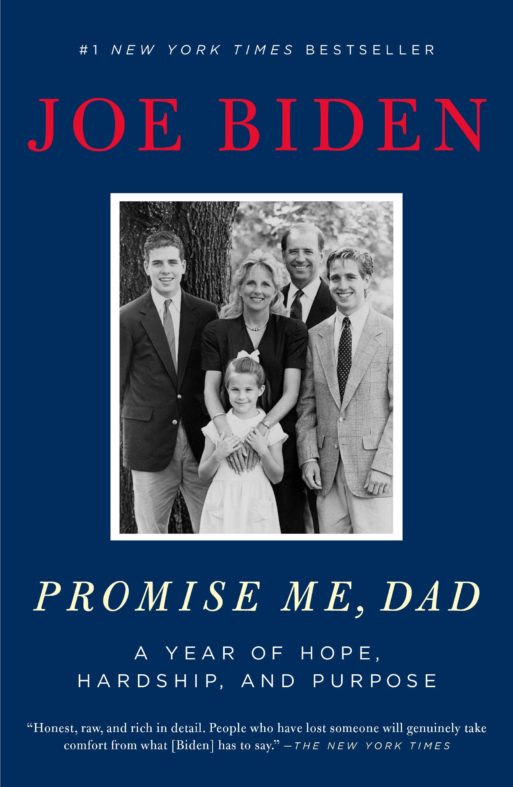 cover for Joe Biden's book "promise me dad"