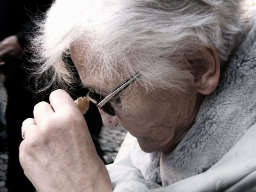Elderly dementia patient