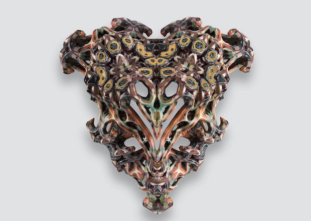 A death mask from part one of the "Vespers" death mask series
