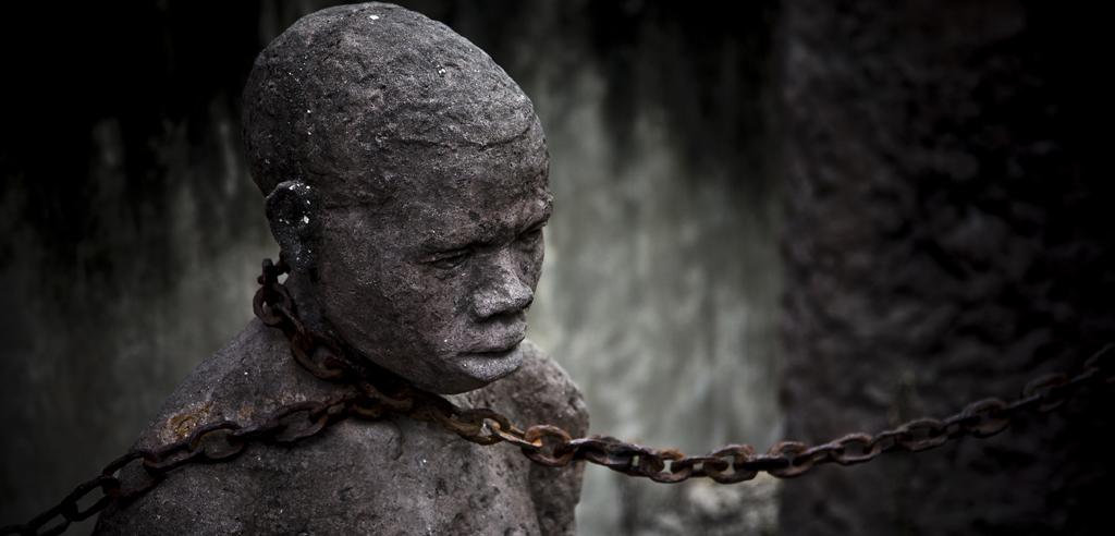 Statue at the Legacy Museum by Equal Justice Initiative