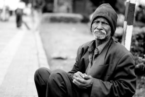 Homeless elder