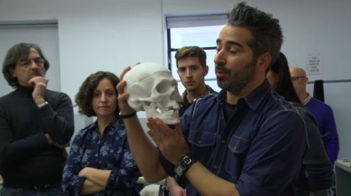 Joe Mullins teacher facial reconstuction at the New York Academy of the Arts