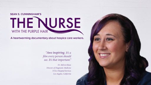 the nurse with the purple hair documentary promo image