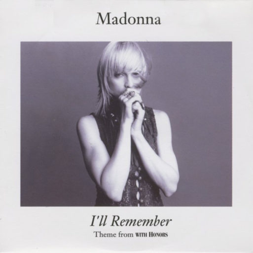 Madonna cover art for "I'll Remember" single