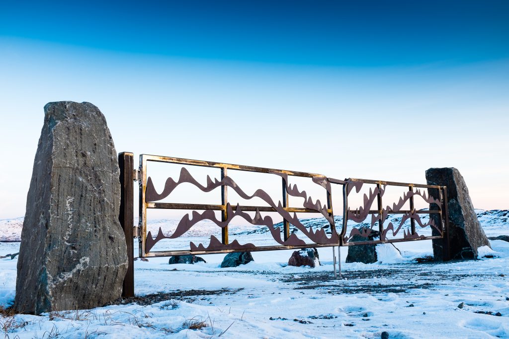 Gates of Iqaluit Municipal Cemetery