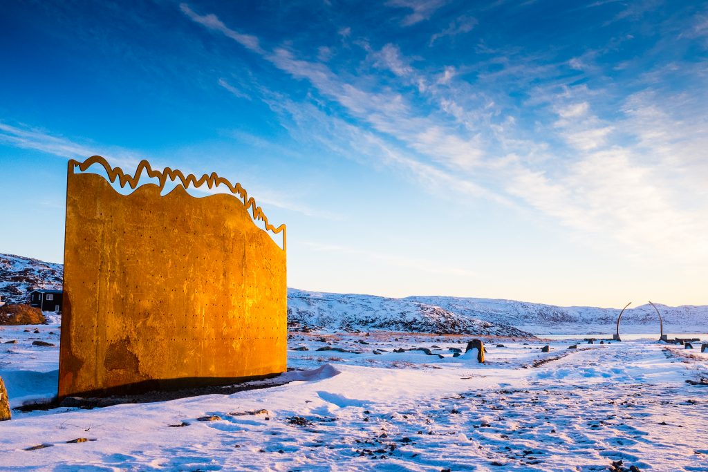 Memorial Wall at Iqaluit Municipal Cemetery