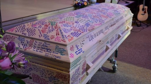 Messages to decorate the coffin