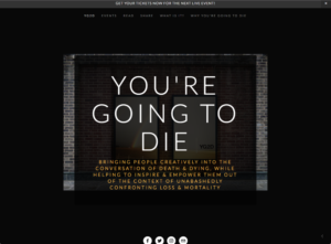 You're going to die advertisement 