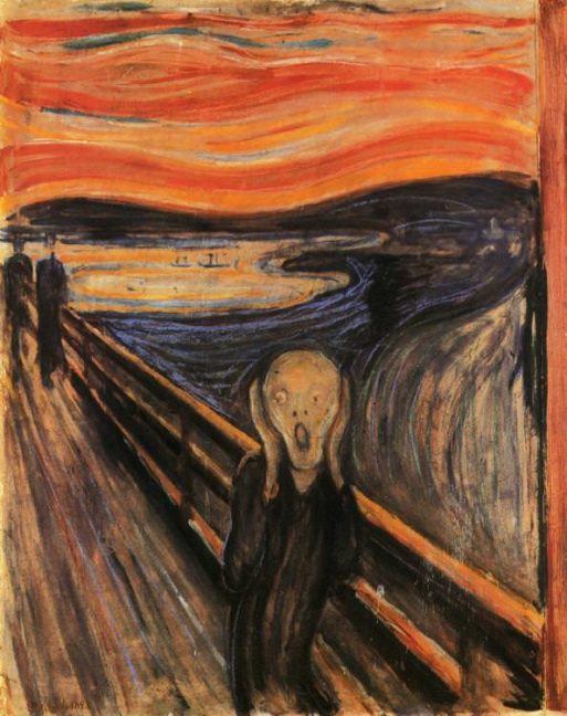The Scream by Edvard Munch is part of the "Frieze of Life"