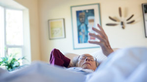 Image from the documentary, "Living While Dying"