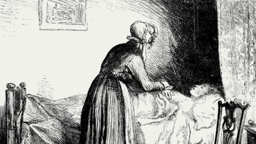 Caring for the dying was woman's work in the 19th century