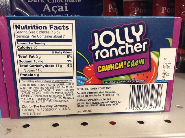 Practice label-reading when you shop for food.