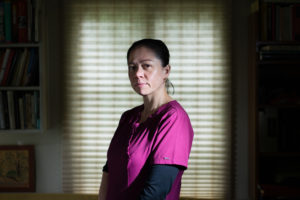 Portrait of board-and-care home worker Julie Riduta.
