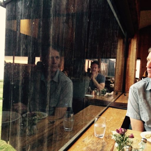 Man at restaurant reflecting on the ripple effect of grief and loss