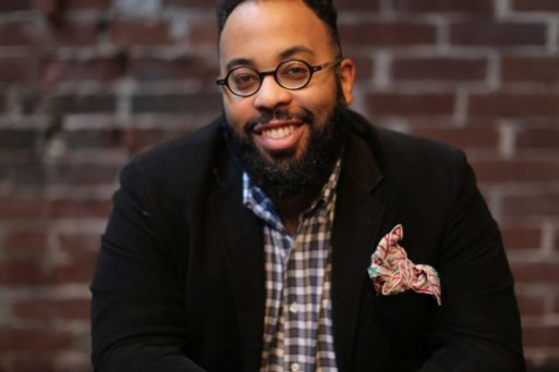 Poet Kevin Young who wrote a poem about his late father