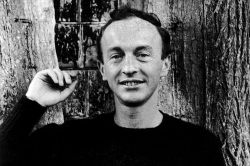 Image of poet Frank O'Hara who wrote "Poem" about the inevitability of death
