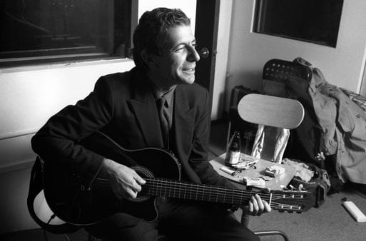 Image of Leonard Cohen, writer of the song and album "You Want it Darker"
