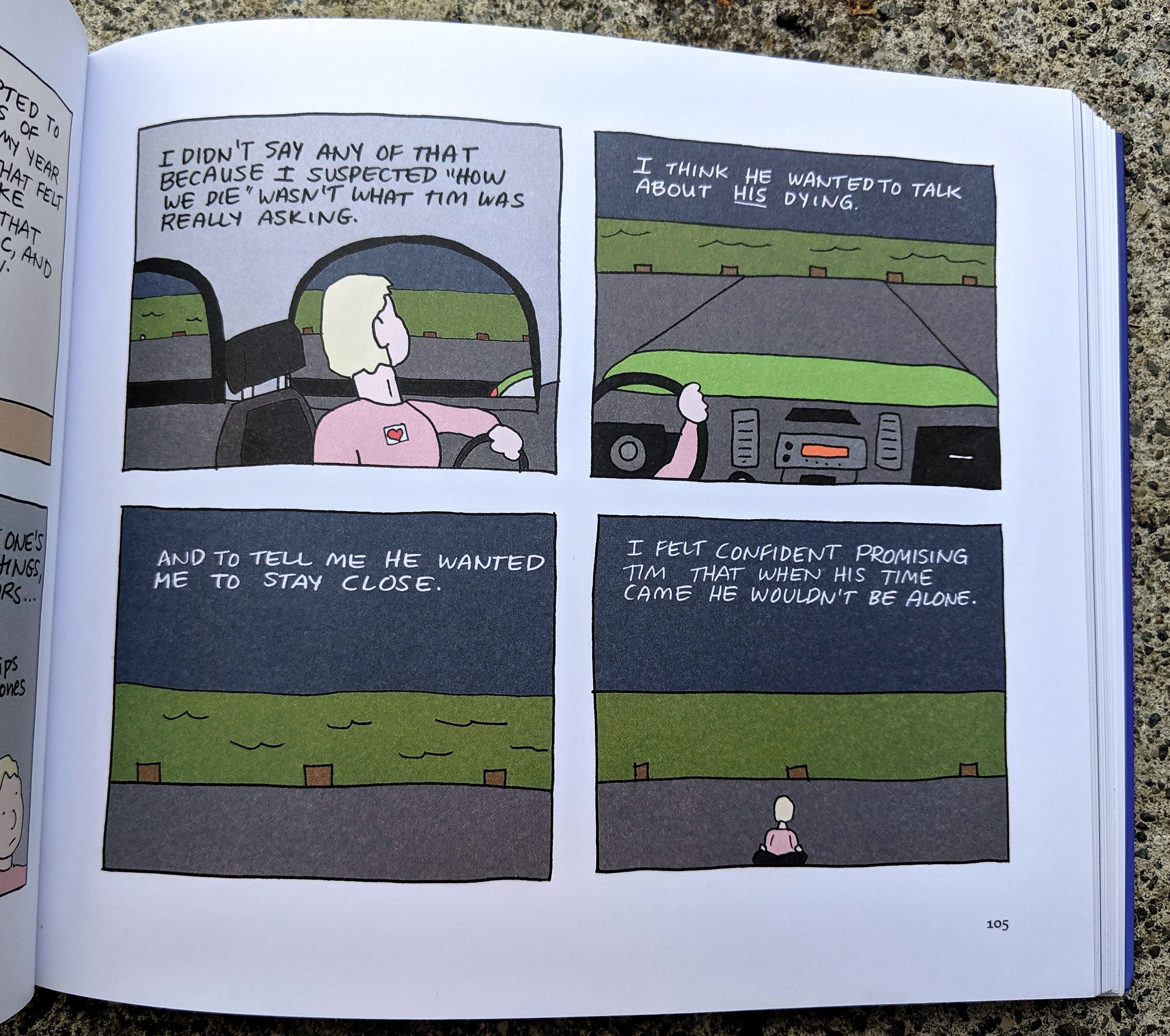 Illustration from Taking Turns, graphic novel by MK Czerwiec