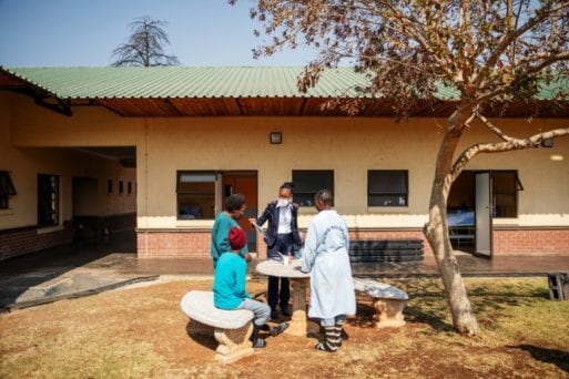 The Sizwe Tropical Diseases Hospital in Johannesburg, South Africa.