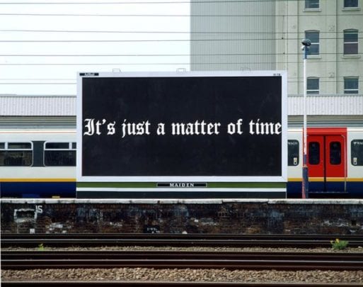 Image of the billboard "Untitled" (It's Just a Matter of Time)