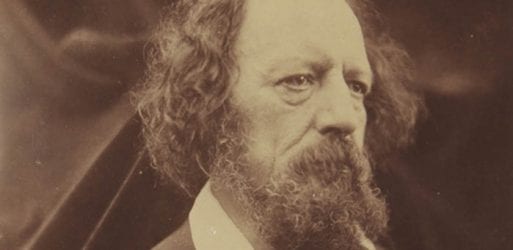 poet Alfred Lord Tennyson who wrote :Crossing The Bridge